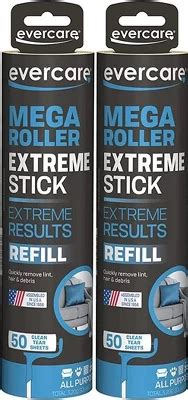 Evercare Mega Roller Extreme Stick Large Surface Roller Refill .